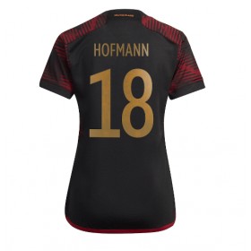 Tyskland Jonas Hofmann #18 Borta Kläder Dam VM 2022 Kortärmad